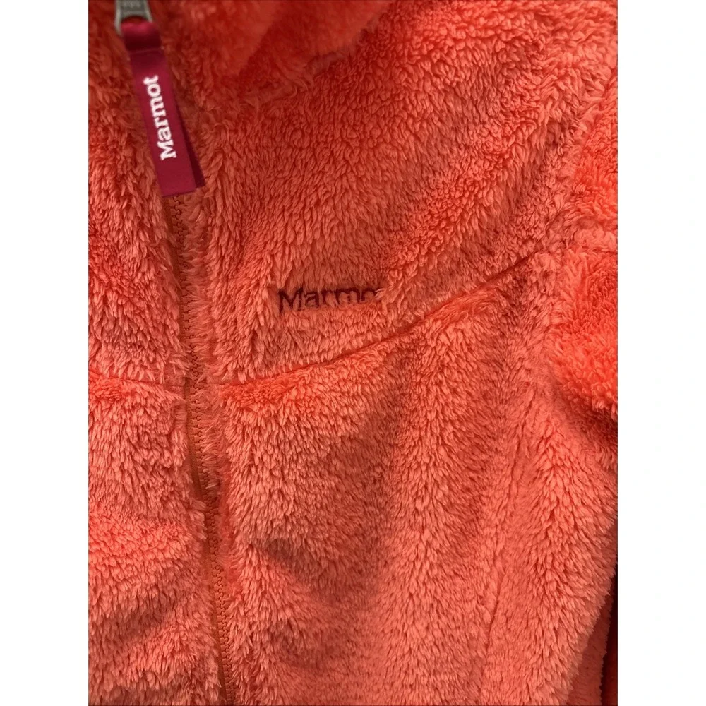 Marmot Precip Eco Component 3-in-1 Jacket Kids' XL Peach Shell And fleece EUC